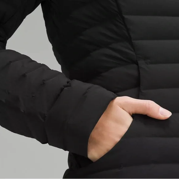 Hot Pink Pack it Down Lululemon down coat size 8